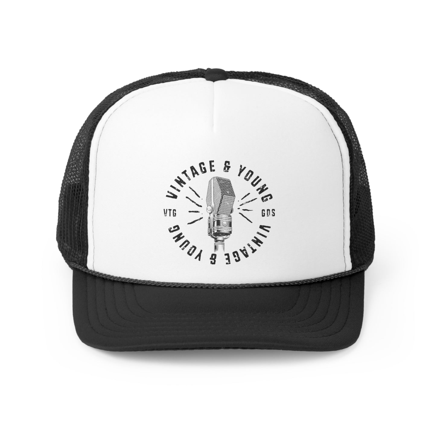 Vintage & Young Microphone Trucker Hat